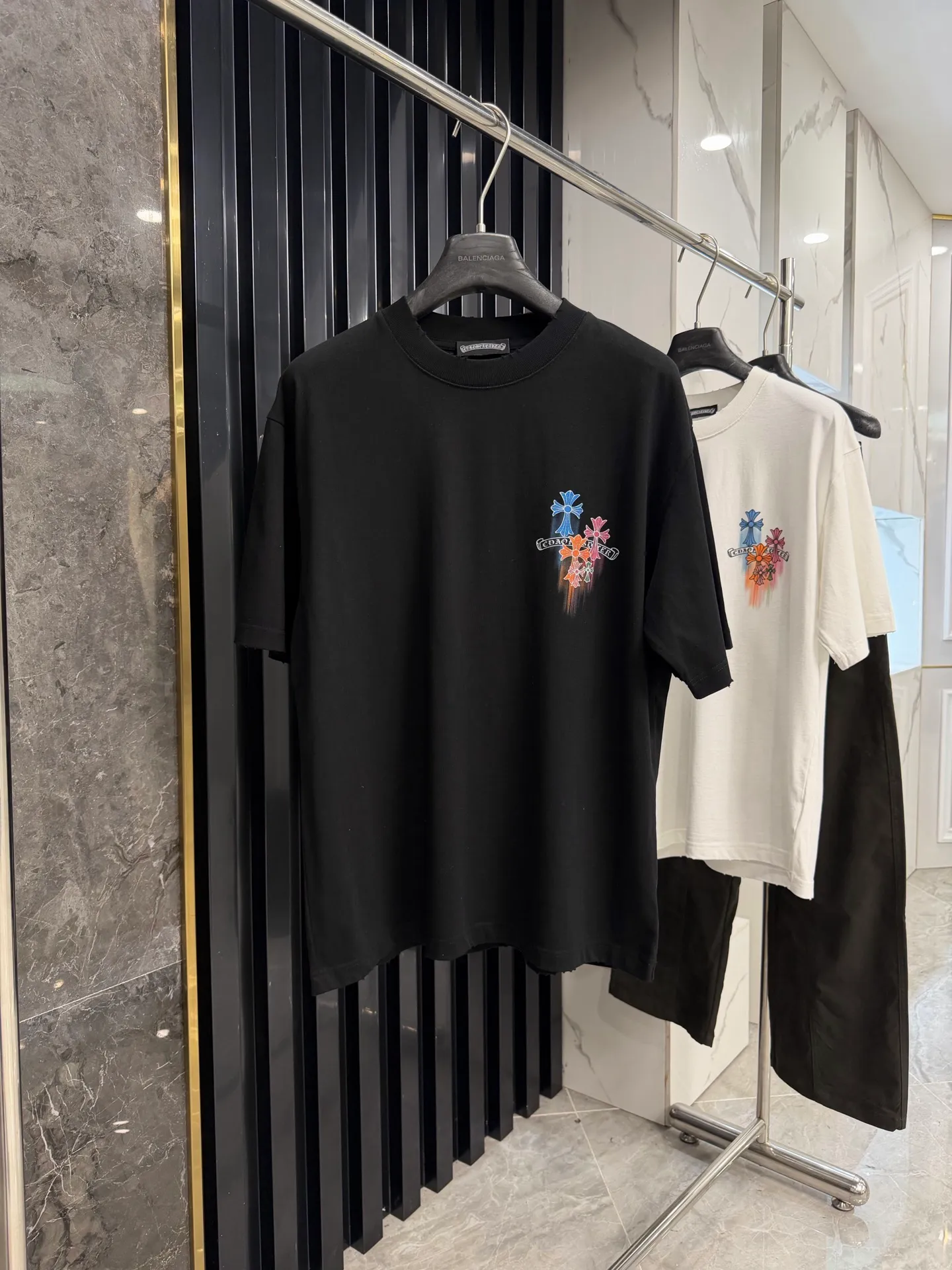 Chrome Hearts 2026 New Arrival. . g .Oversize . Same Style. Color：Black White SIZE：S M L XL 7123